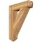 Ekena Millwork Traditional Arts & Crafts Rough Sawn Bracket, Western Red Cedar, 6"W x 28"D x 36"H BKT06X28X36TRA03RWR - alternate 1